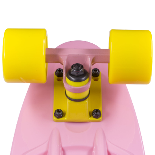 Скейт круїзер Candy 22' Pastel Pink/Yellow 2017-2
