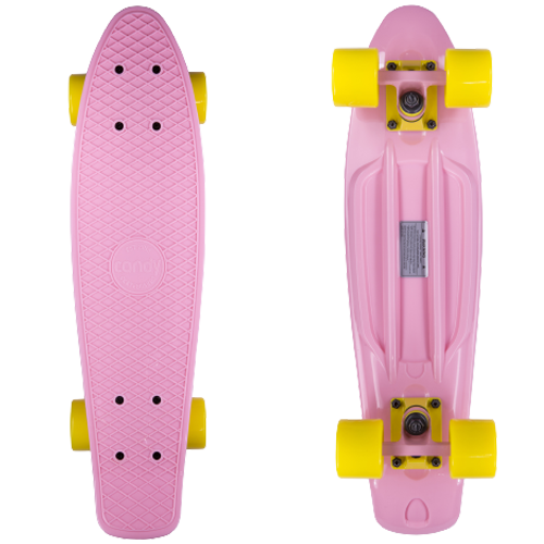 Скейт круїзер Candy 22' Pastel Pink/Yellow 2017