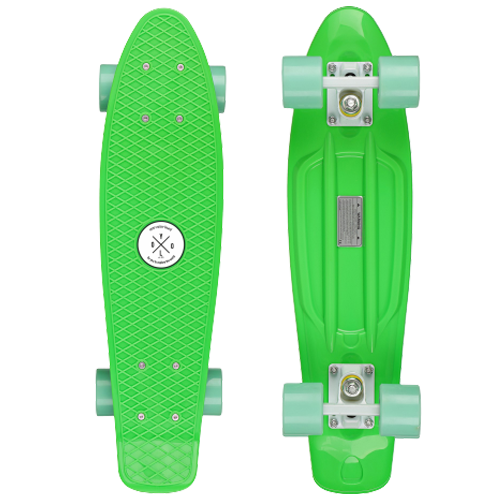 Скейт круїзер YOLO 22' Green/Mint