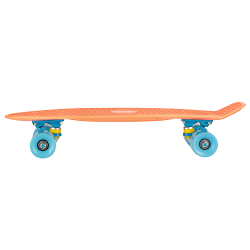 Скейт круїзер YOLO 22' Orange/Blue-2