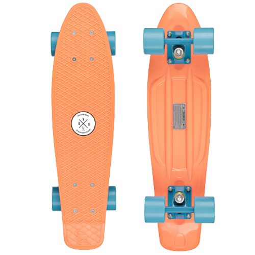 Скейт круїзер YOLO 22' Orange/Blue