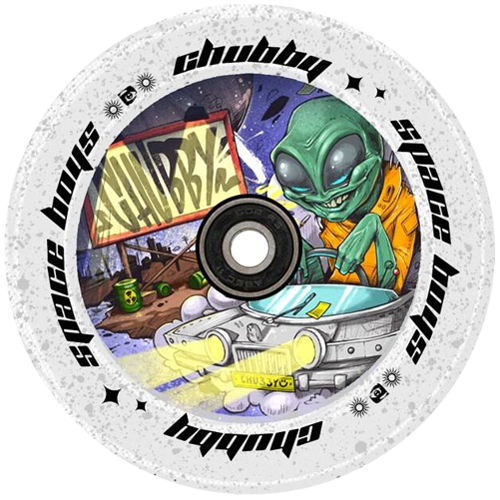Колеса Chubby SpaceBoys Pro Scooter Wheel (110 мм Alien)