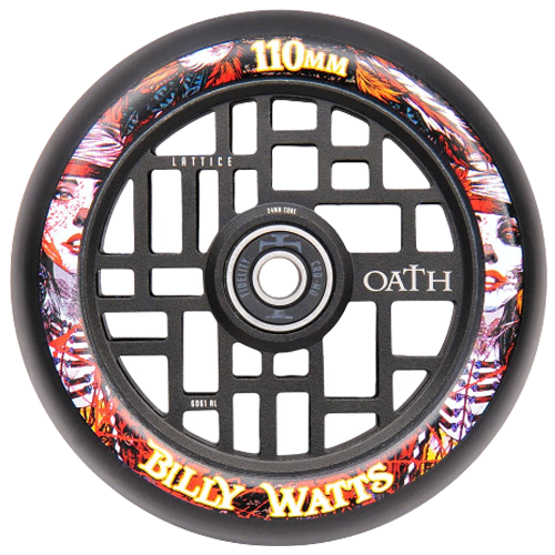 Колеса OATH BILLY WATTS 110 MM SATIN BLACK/WAR CHIEF