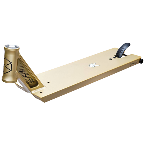 Дека для трюкового самоката Native Advent R Saundezy Pro Scooter Deck 21,5'x5,75' (Gold)