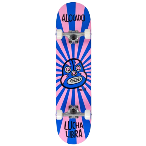 Скейтборд Enuff Lucha Libre Mini Complete Skateboard (7,25' Pink/Blue)