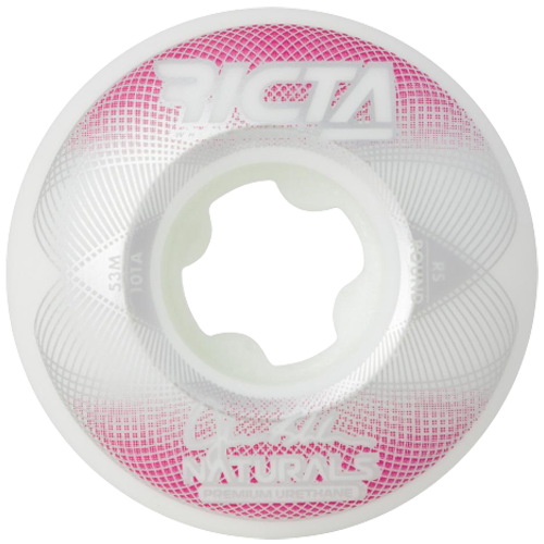 Колеса для скейтборду Ricta Shanahan Geo Natral Round 101А (White/Red 53 мм)