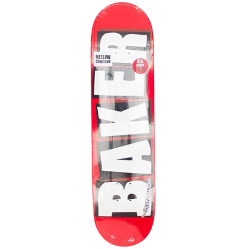 Скейтборд дека Baker Brand Logo (White 8,125')