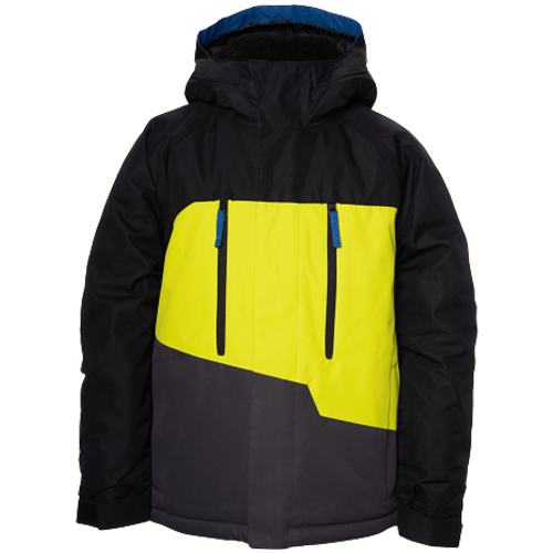 Куртка 686 21-22 Boys Geo Insulated Jkt/Lime Punch Clrblk (Multicolor)