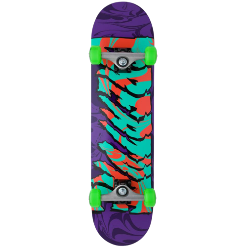 Скейтборд Creature Complete Logo Warp Mid Sk8 Multi 7,8' (Violet)